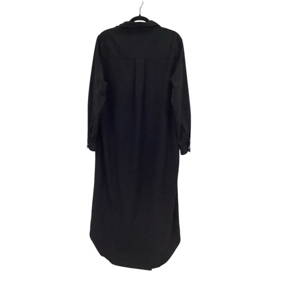 Frank & Eileen Famous Denim Rory Maxi Shirtdress Dress In Black Size Small - Picture 7 of 14